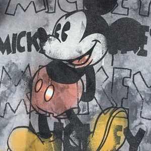 Mickey Mouse Gray Camo Style Tshirt